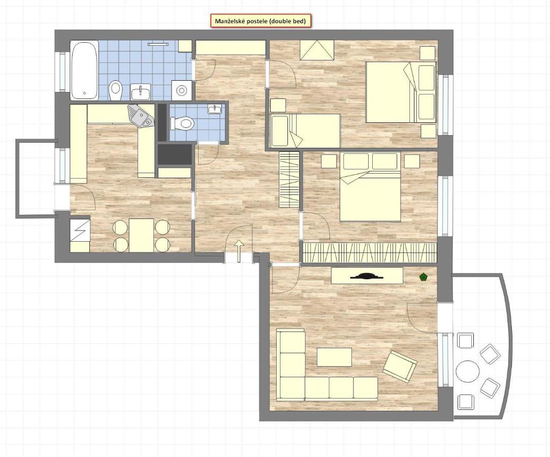 Apartmany Zlatovska Trenčín Eksteriør billede