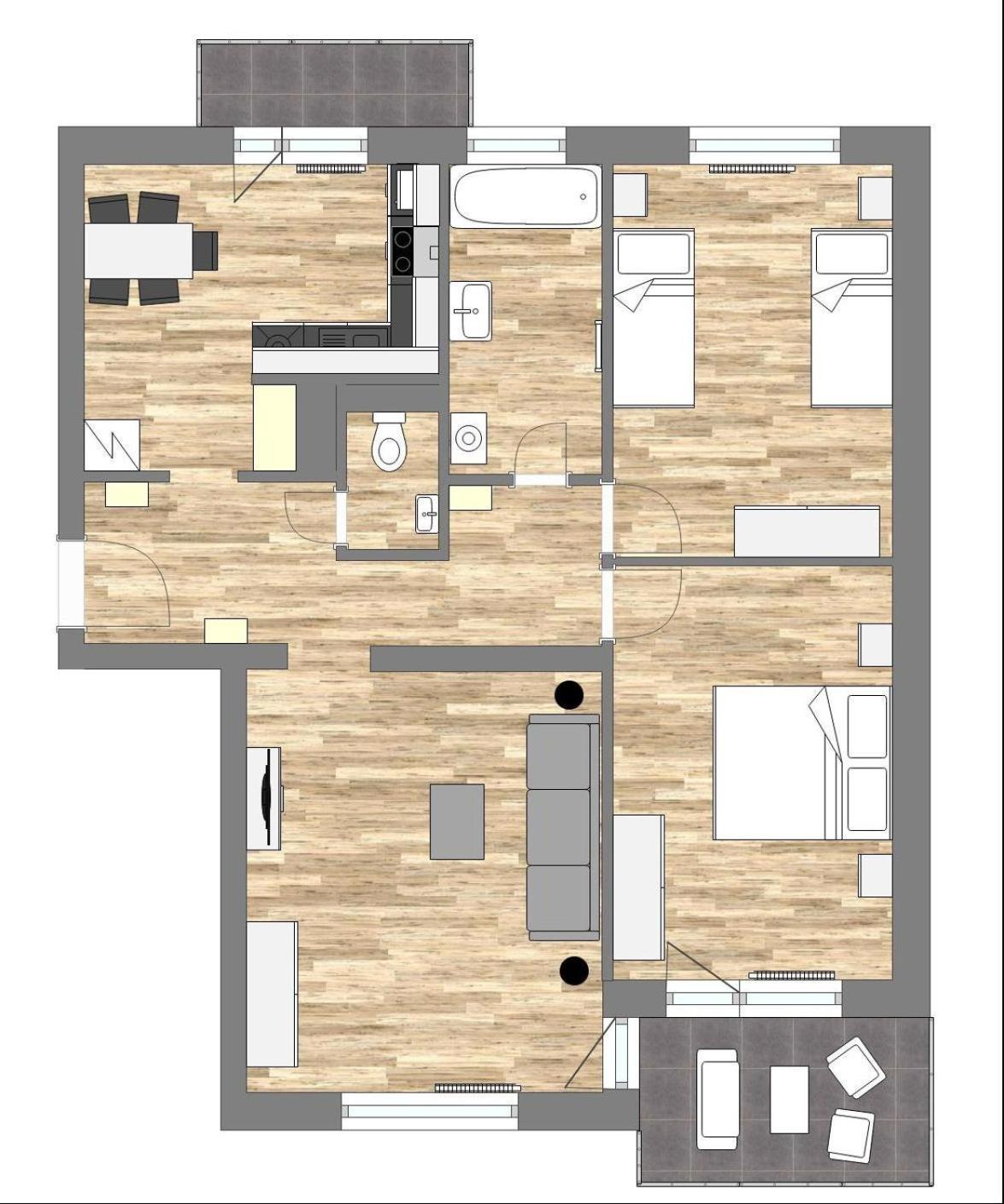 Apartmany Zlatovska Trenčín Eksteriør billede